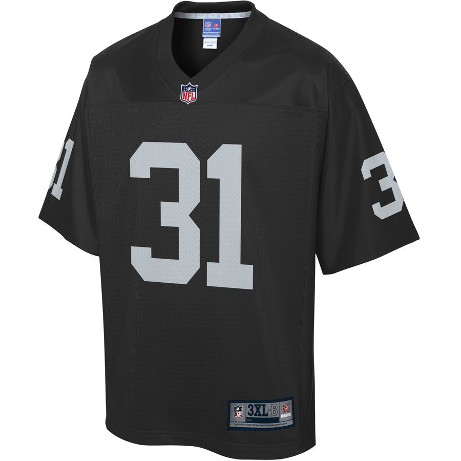 Las Vegas Raiders Isaiah Johnson Pro Line Big & Tall Black Football Jersey product image
