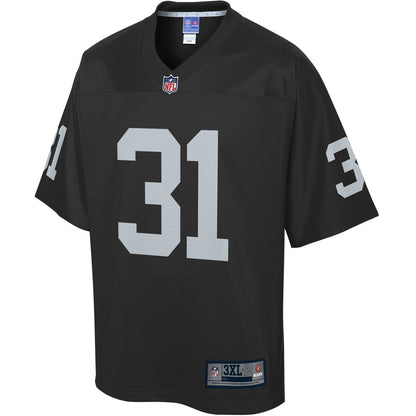 Las Vegas Raiders Isaiah Johnson Pro Line Big & Tall Black Football Jersey product image