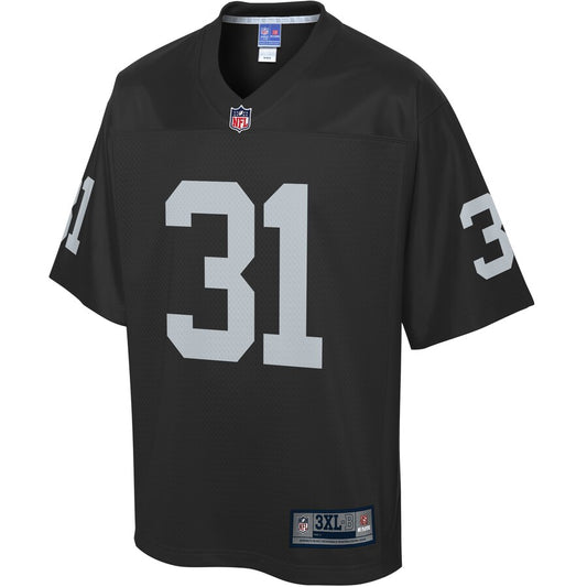 Las Vegas Raiders Isaiah Johnson Pro Line Big & Tall Black Football Jersey product image