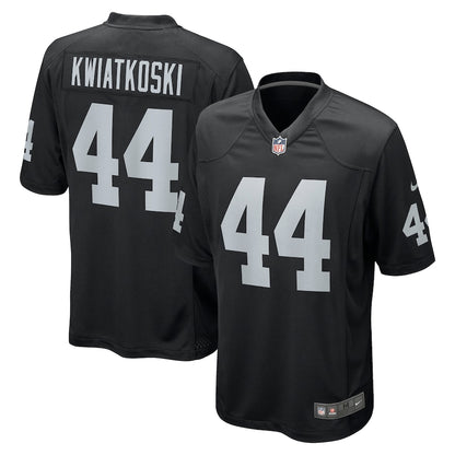 Las Vegas Raiders Nick Kwiatkoski Game Black Football Jersey product image