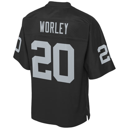 Las Vegas Raiders Daryl Worley Pro Line Big & Tall Black Football Jersey product image