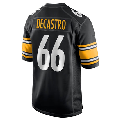 Pittsburgh Steelers David Decastro Game Black Football Jersey product image