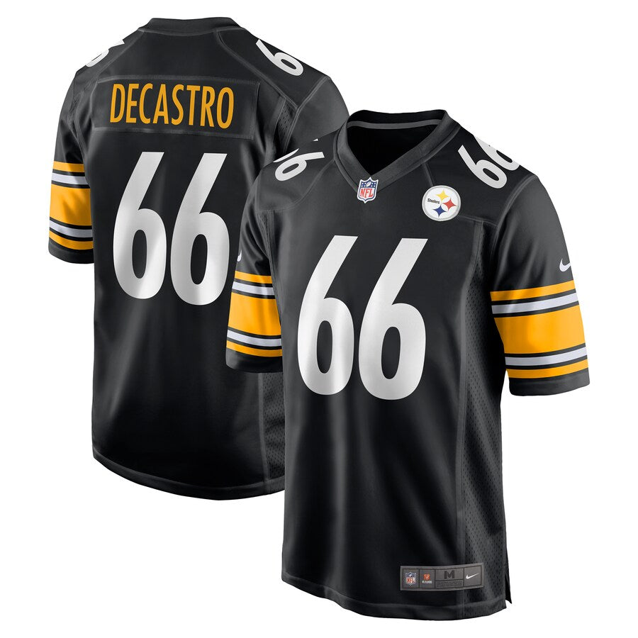Pittsburgh Steelers David Decastro Game Black Football Jersey product image