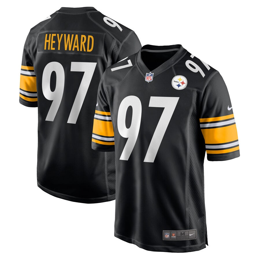 Pittsburgh Steelers Cameron Heyward Game Black Football Jersey product image