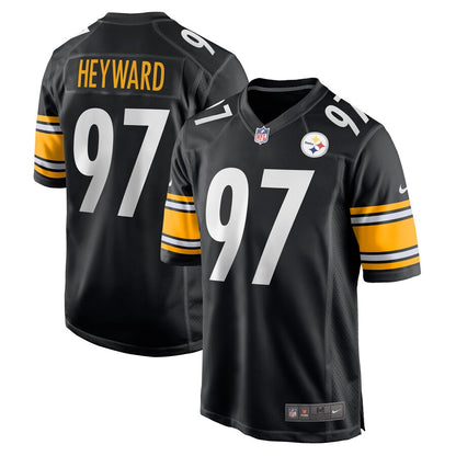 Pittsburgh Steelers Cameron Heyward Game Black Football Jersey product image