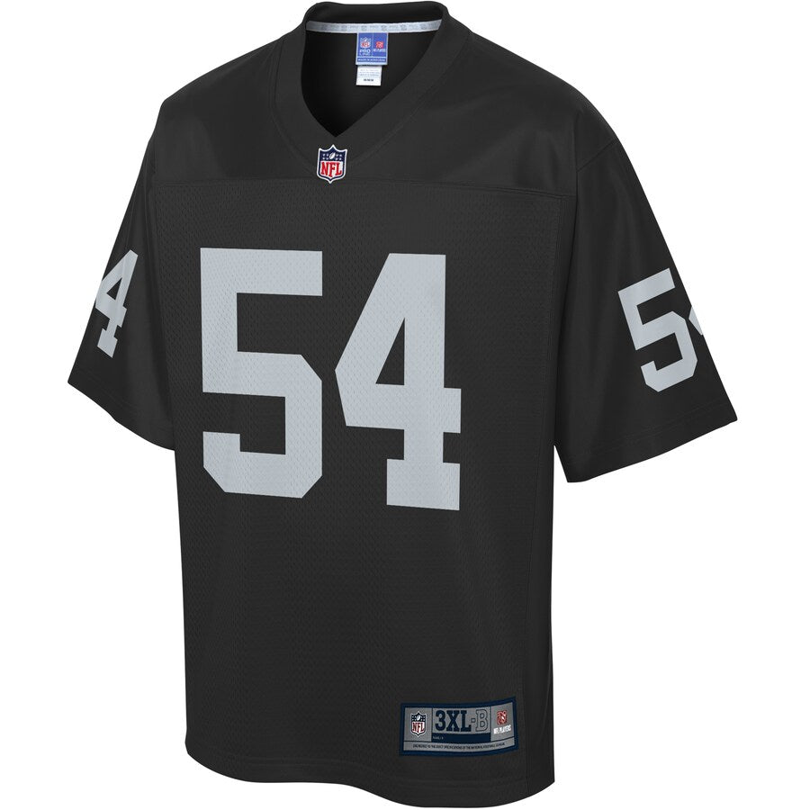 Las Vegas Raiders Preston Brown Pro Line Big & Tall Black Football Jersey product image