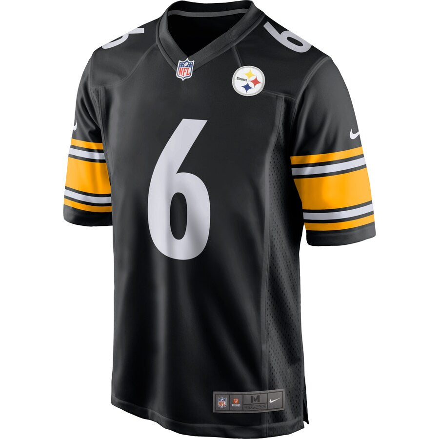 Pittsburgh Steelers Devlin Hodges Game Black Football Jersey product image