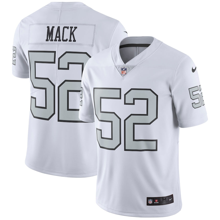 Las Vegas Raiders Khalil Mack Limited White Football Jersey product image