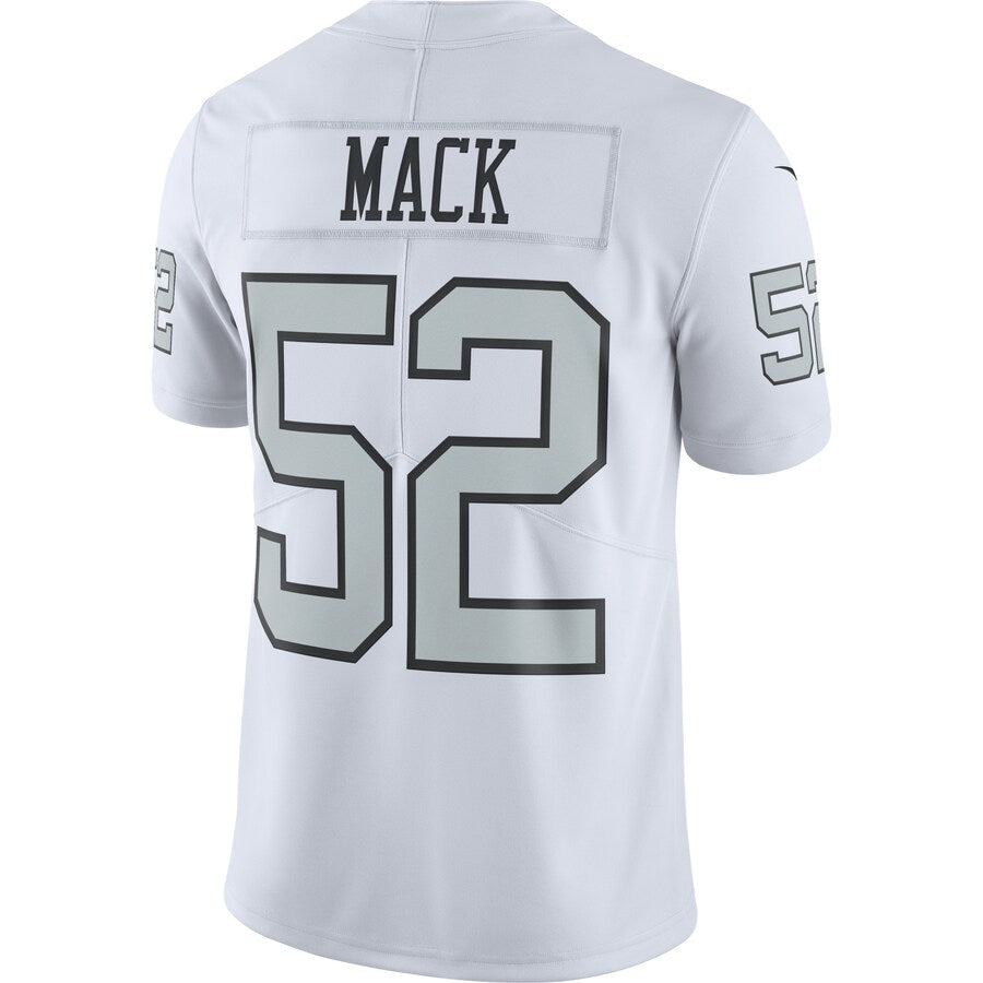 Las Vegas Raiders Khalil Mack Limited White Football Jersey product image