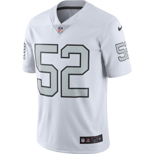 Las Vegas Raiders Khalil Mack Limited White Football Jersey product image