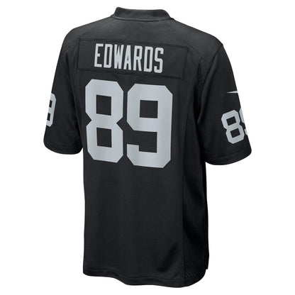 Las Vegas Raiders Bryan Edwards Game Black Football Jersey product image