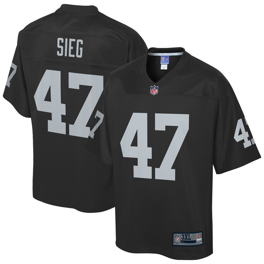 Dallas Cowboys Trent Sieg Pro Line Big & Tall Navy Football Jersey product image