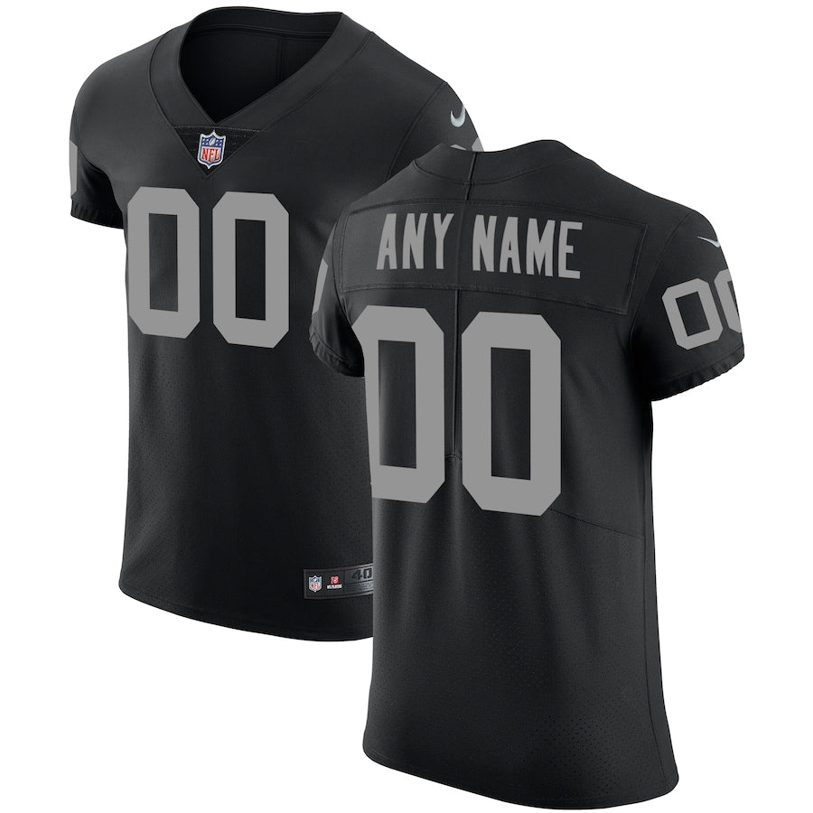 Las Vegas Raiders Custom Black Football Jersey product image