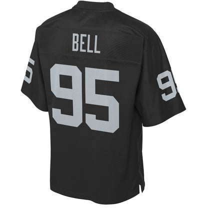Las Vegas Raiders Quinton Bell Pro Line Big & Tall Black Football Jersey product image