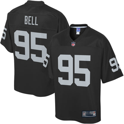 Las Vegas Raiders Quinton Bell Pro Line Big & Tall Black Football Jersey product image