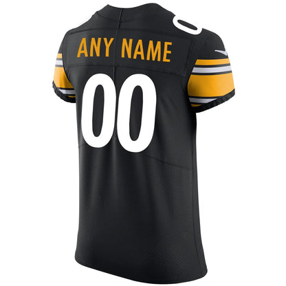 Pittsburgh Steelers Custom Black Football Jersey product image