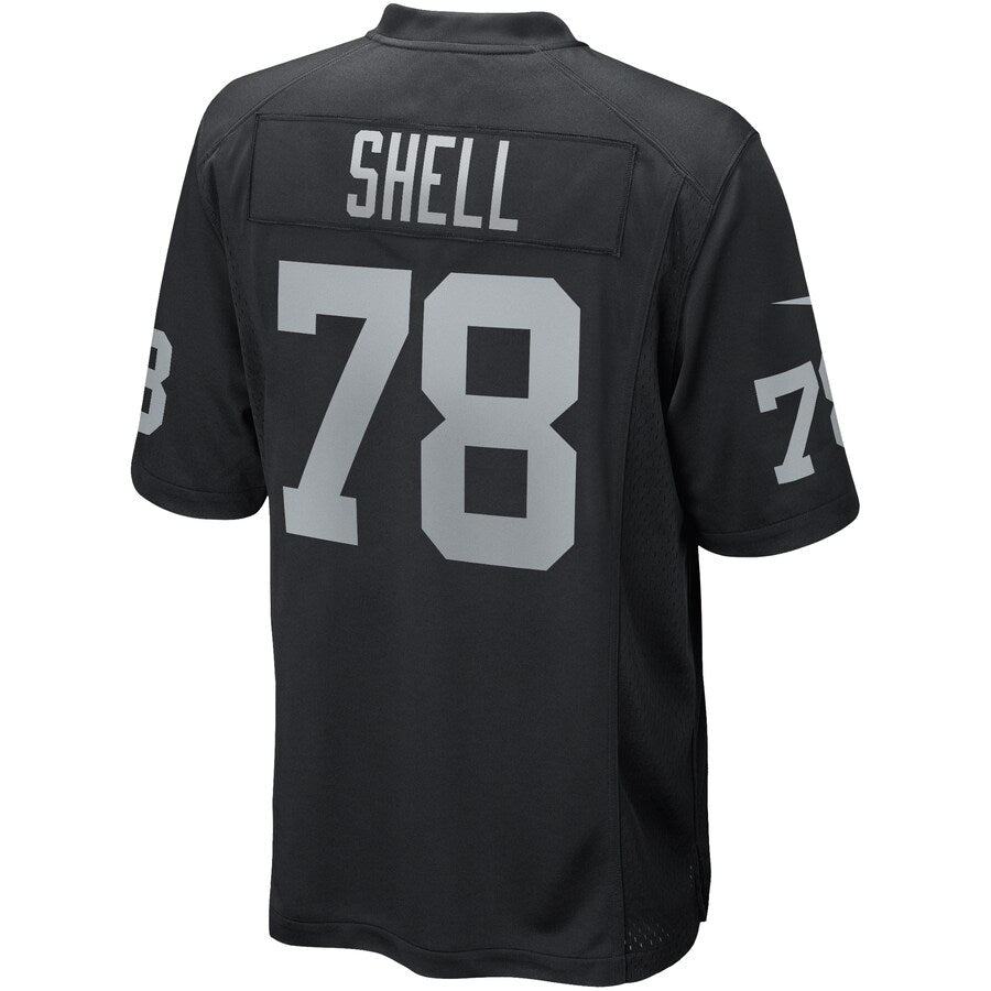 Las Vegas Raiders Art Shell Game Black Football Jersey product image