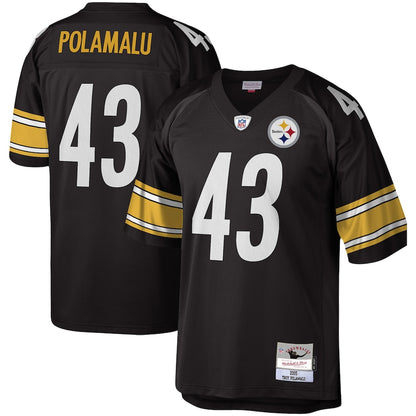 Pittsburgh Steelers Troy Polamalu Legacy Black Football Jersey product image