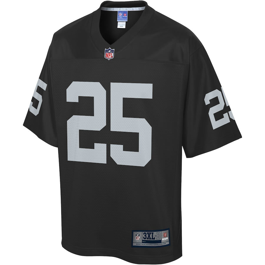 Las Vegas Raiders Erik Harris Pro Line Big & Tall Black Football Jersey product image