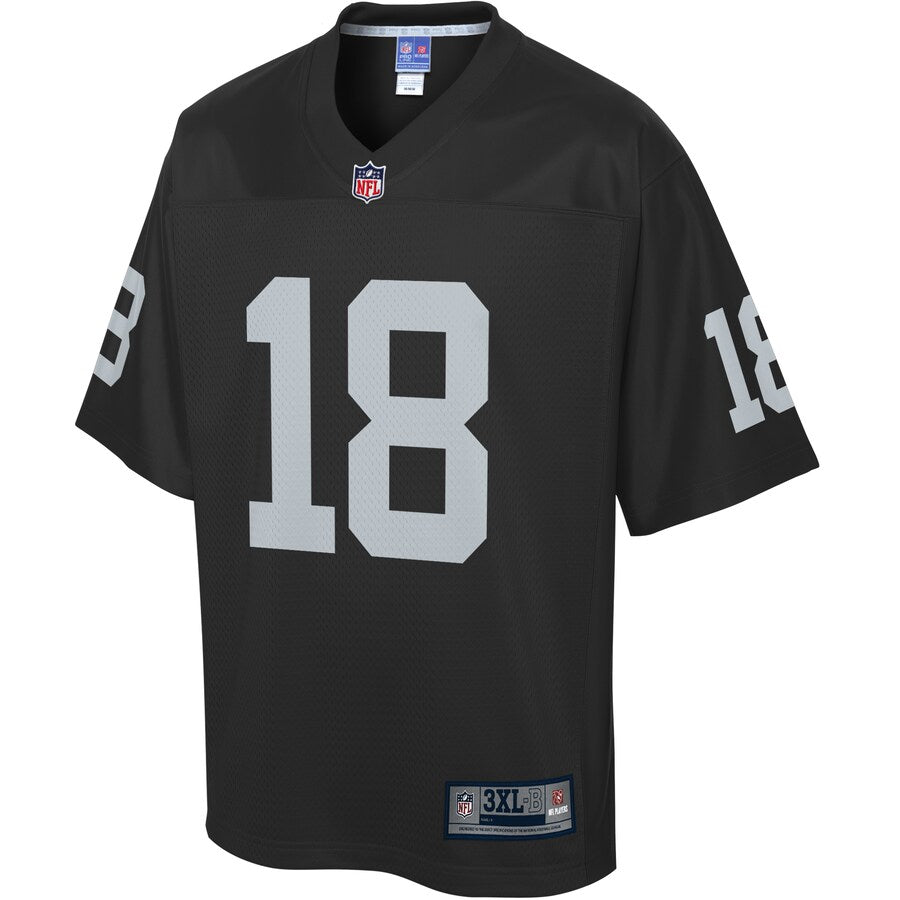 Las Vegas Raiders Keelan Doss Pro Line Big & Tall Black Football Jersey product image