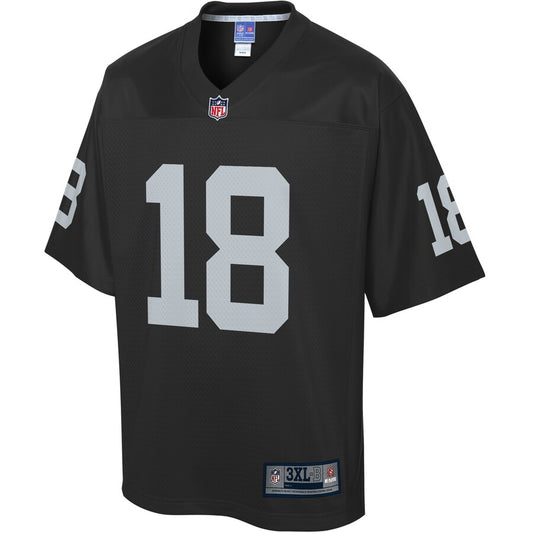 Las Vegas Raiders Keelan Doss Pro Line Big & Tall Black Football Jersey product image