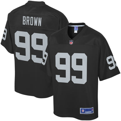 Las Vegas Raiders Fadol Brown Pro Line Black Football Jersey product image