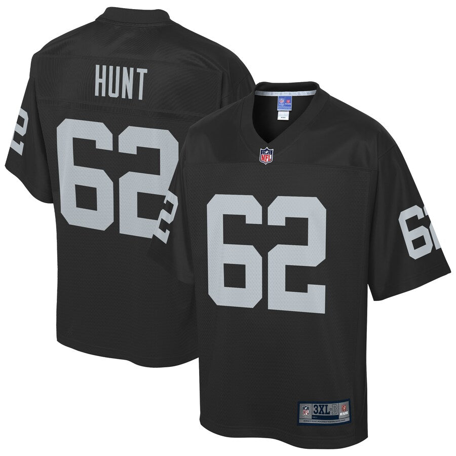 Las Vegas Raiders Cameron Hunt Pro Line Big & Tall Black Football Jersey product image