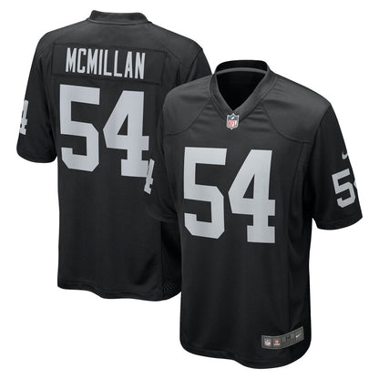 Las Vegas Raiders Raekwon Mcmillan Team Game Black Football Jersey product image