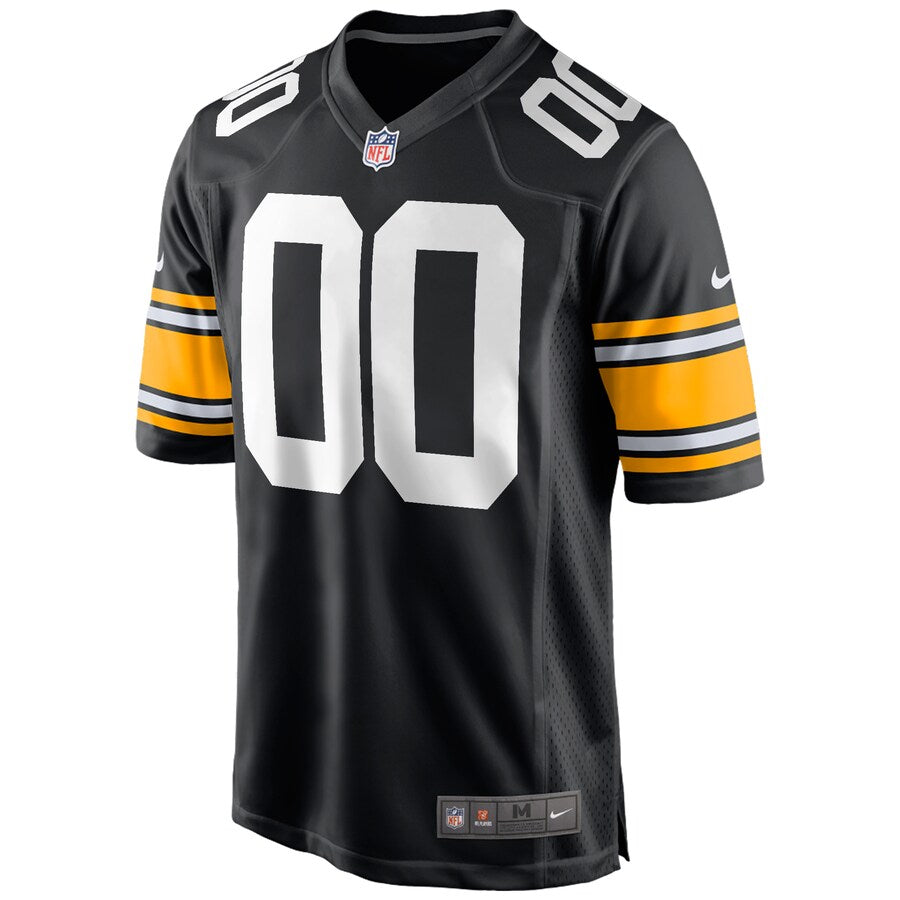 Pittsburgh Steelers Custom Alternate Game Black Football Jersey product image