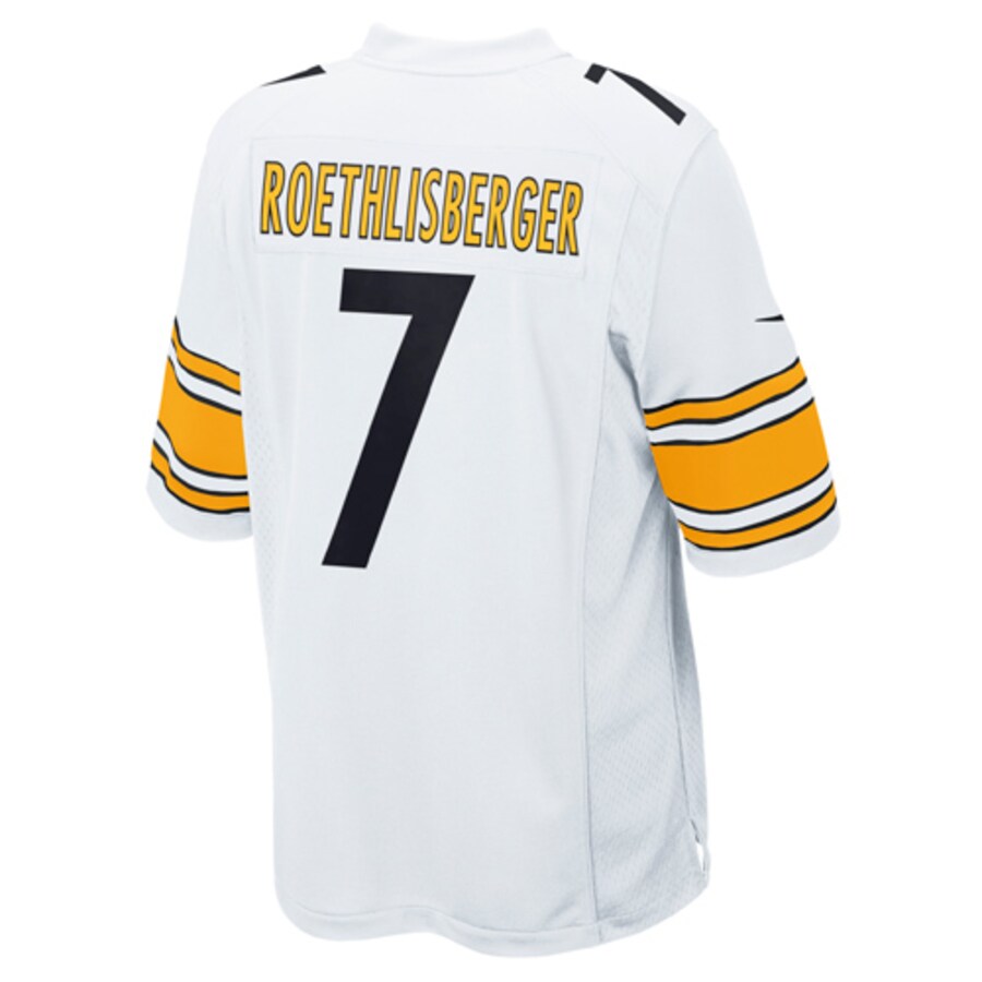 Pittsburgh Steelers Ben Roethlisberger Game White Football Jersey product image