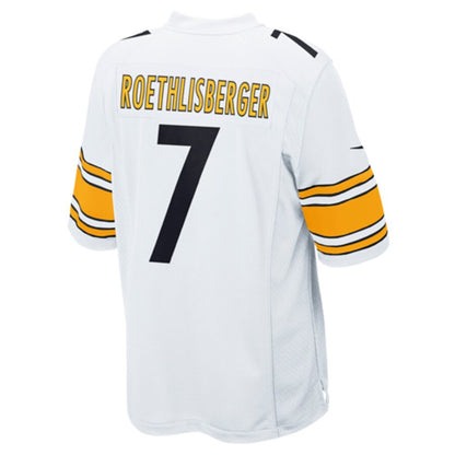 Pittsburgh Steelers Ben Roethlisberger Game White Football Jersey product image