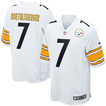 Pittsburgh Steelers Ben Roethlisberger Game White Football Jersey product image
