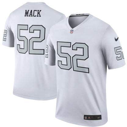 Las Vegas Raiders Khalil Mack White Football Jersey product image
