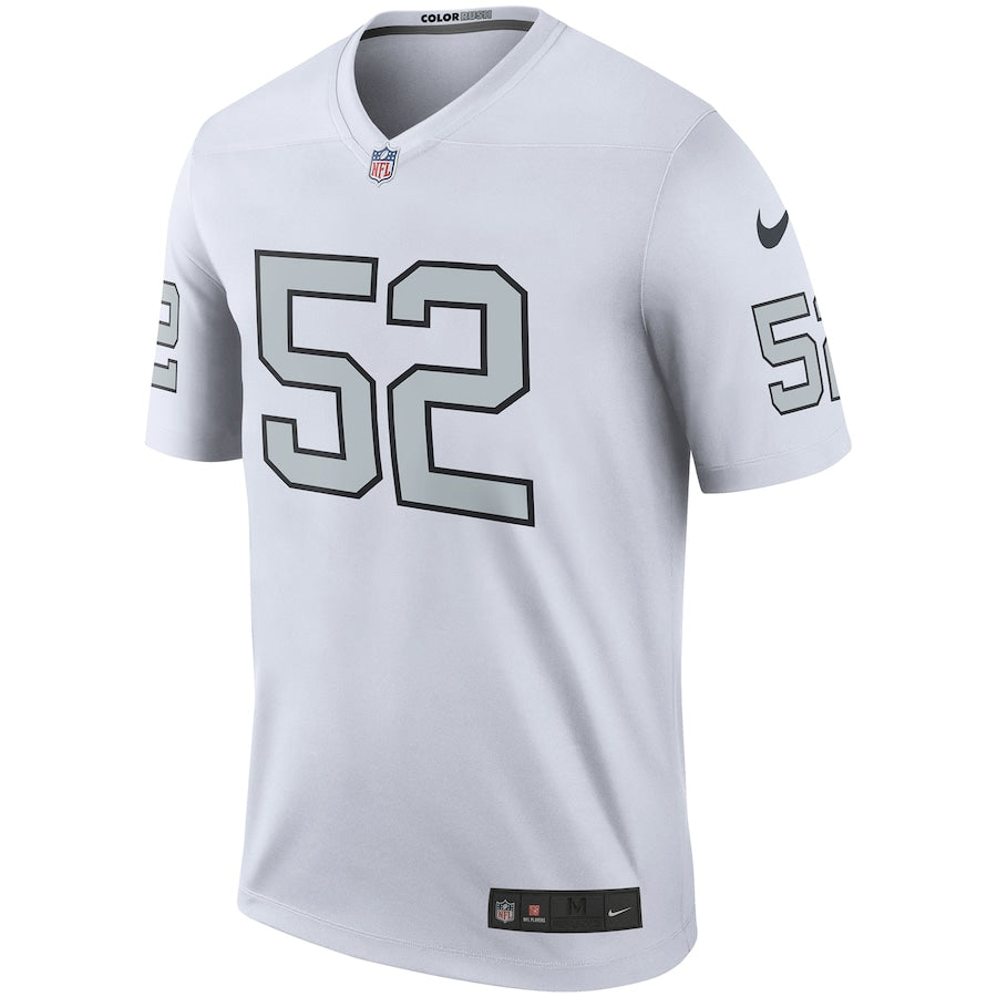 Las Vegas Raiders Khalil Mack White Football Jersey product image