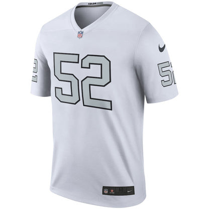 Las Vegas Raiders Khalil Mack White Football Jersey product image