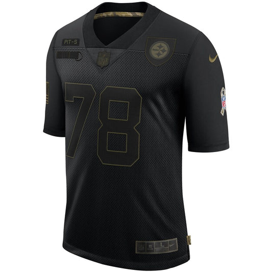 Pittsburgh Steelers Alejandro Villanueva Limited Salute To Service Black Football Jersey product image