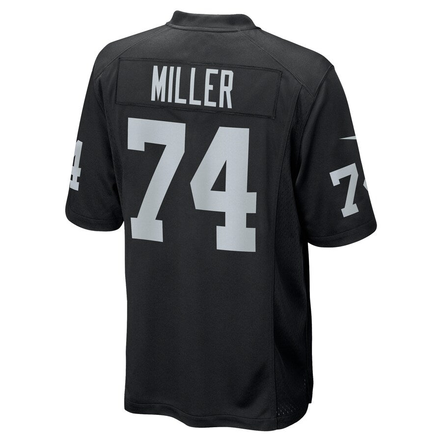 Las Vegas Raiders Kolton Miller Game Black Football Jersey product image