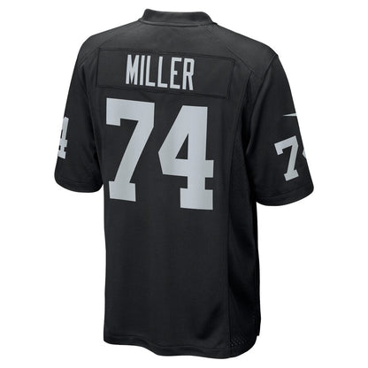 Las Vegas Raiders Kolton Miller Game Black Football Jersey product image