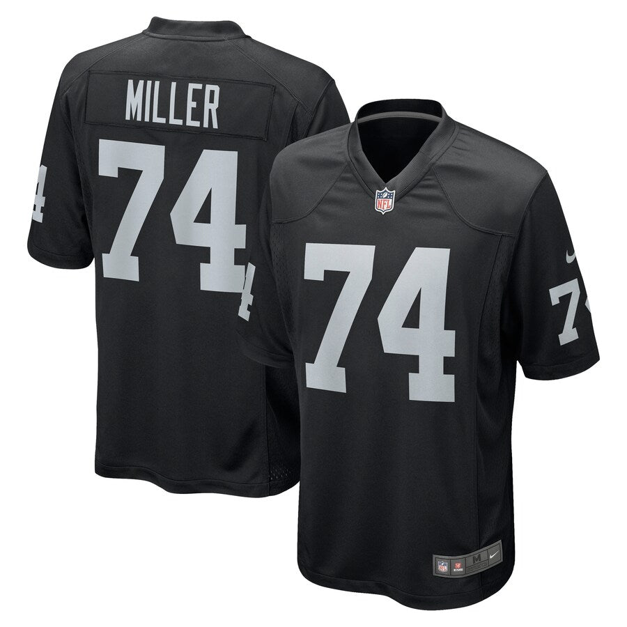 Las Vegas Raiders Kolton Miller Game Black Football Jersey product image