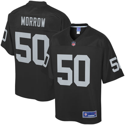 Las Vegas Raiders Nicholas Morrow Pro Line Black Football Jersey product image
