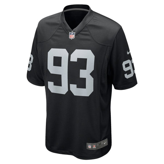 Las Vegas Raiders Daniel Ross Game Black Football Jersey product image