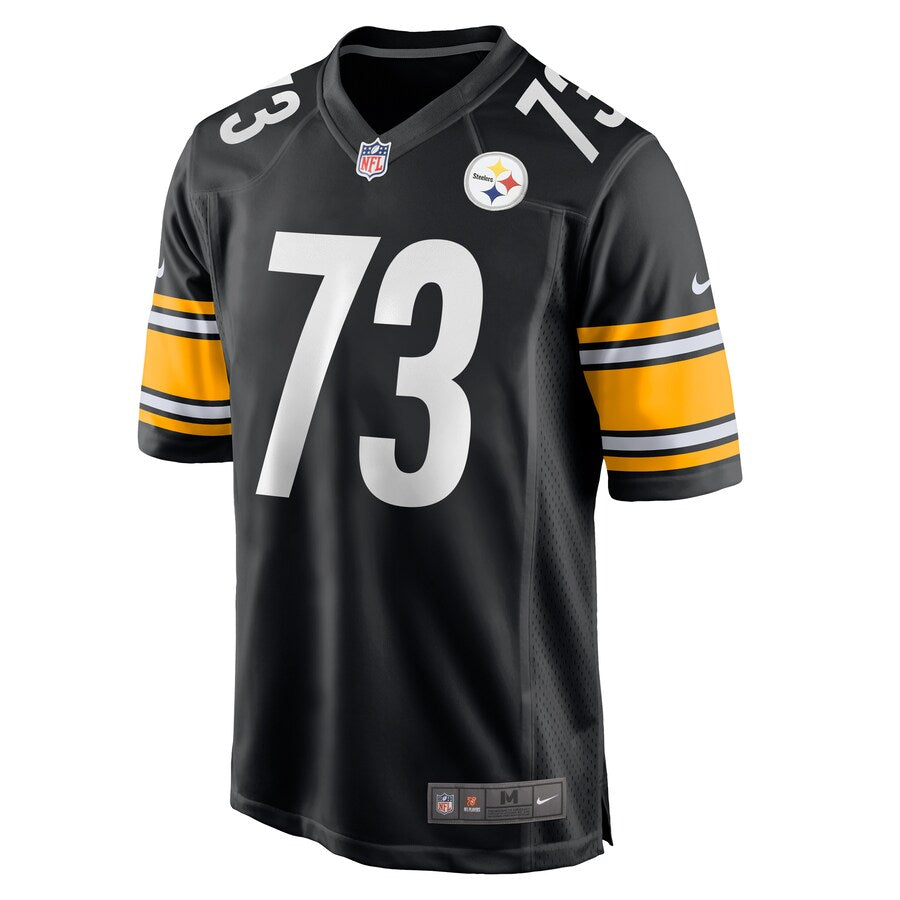 Pittsburgh Steelers Carlos Davis Game Black Football Jersey product image