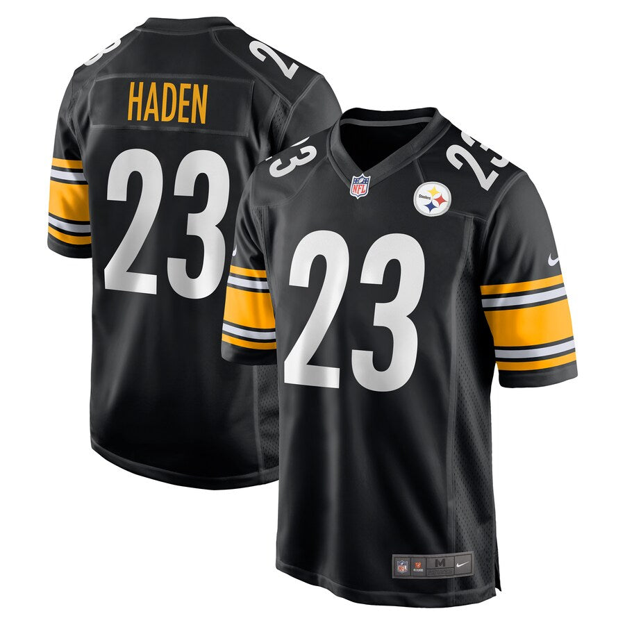 Pittsburgh Steelers Joe Haden Game Black Football Jersey product image