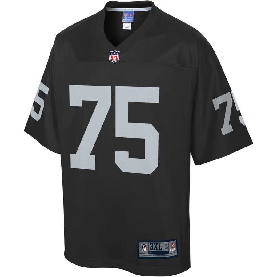 Las Vegas Raiders Brandon Parker Pro Line Big & Tall Black Football Jersey product image