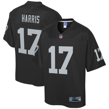 Las Vegas Raiders Dwayne Harris Pro Line Big & Tall Black Football Jersey product image