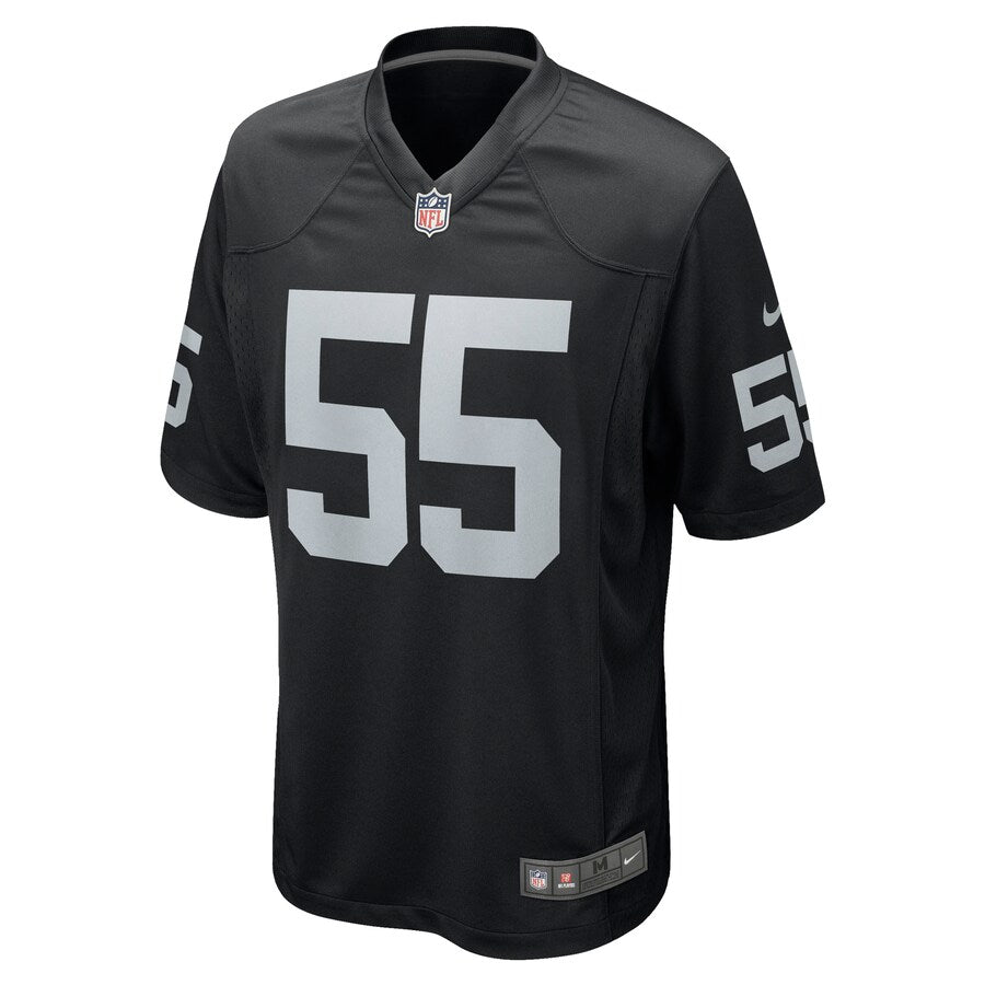 Las Vegas Raiders Tanner Muse Game Black Football Jersey product image