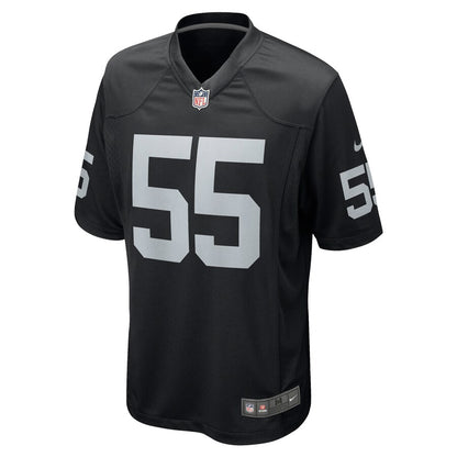 Las Vegas Raiders Tanner Muse Game Black Football Jersey product image