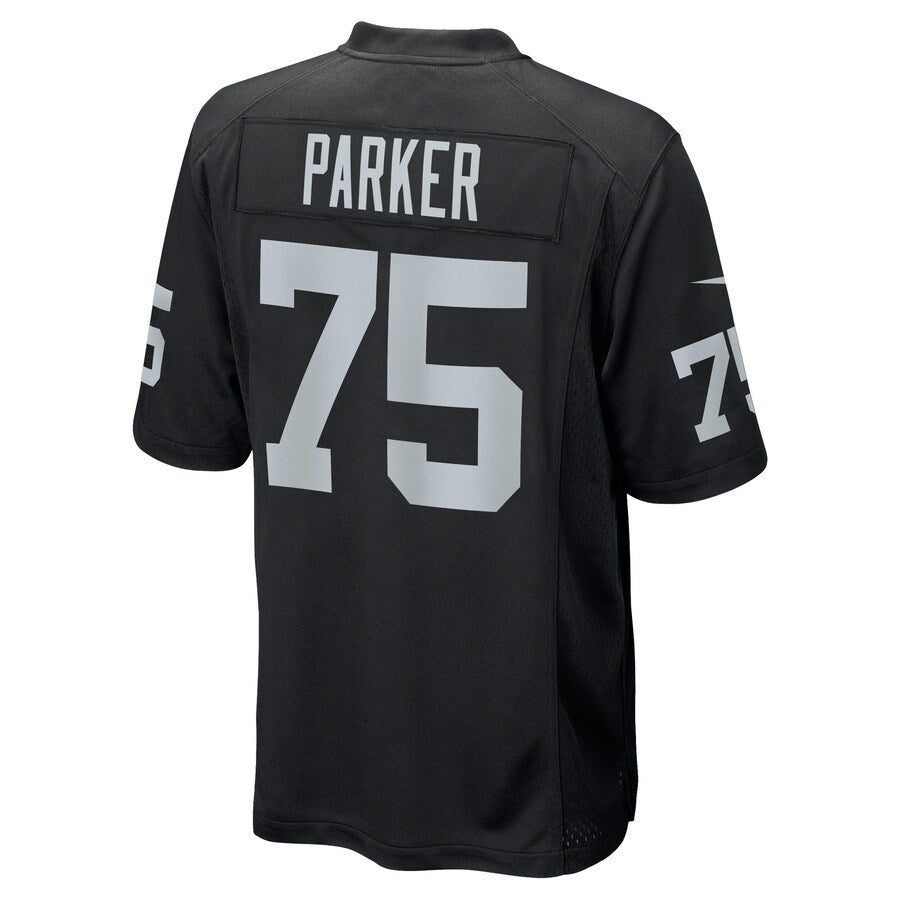 Las Vegas Raiders Brandon Parker Game Black Football Jersey product image
