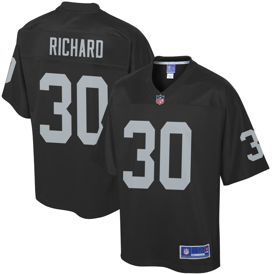 Las Vegas Raiders Jalen Richard Pro Line Black Football Jersey product image