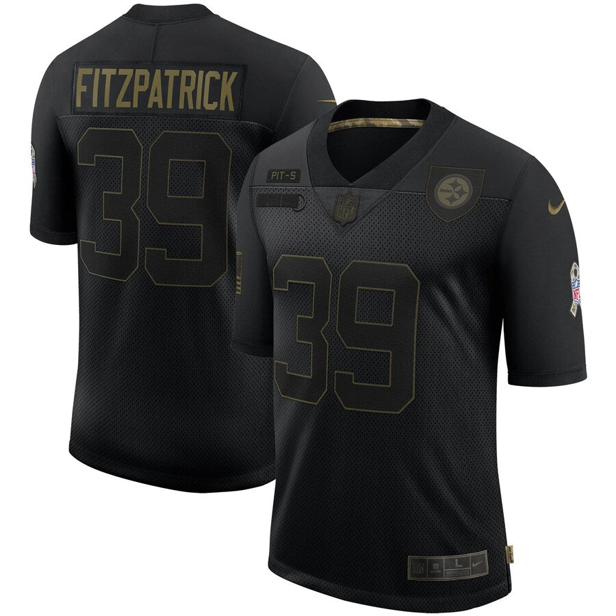 Pittsburgh Steelers Minkah Fitzpatrick Limited Salute To Service Black Football Jersey product image
